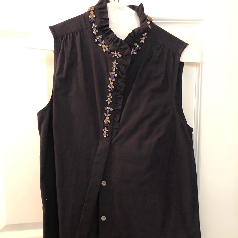 JCrew sleeveless blouse, 0